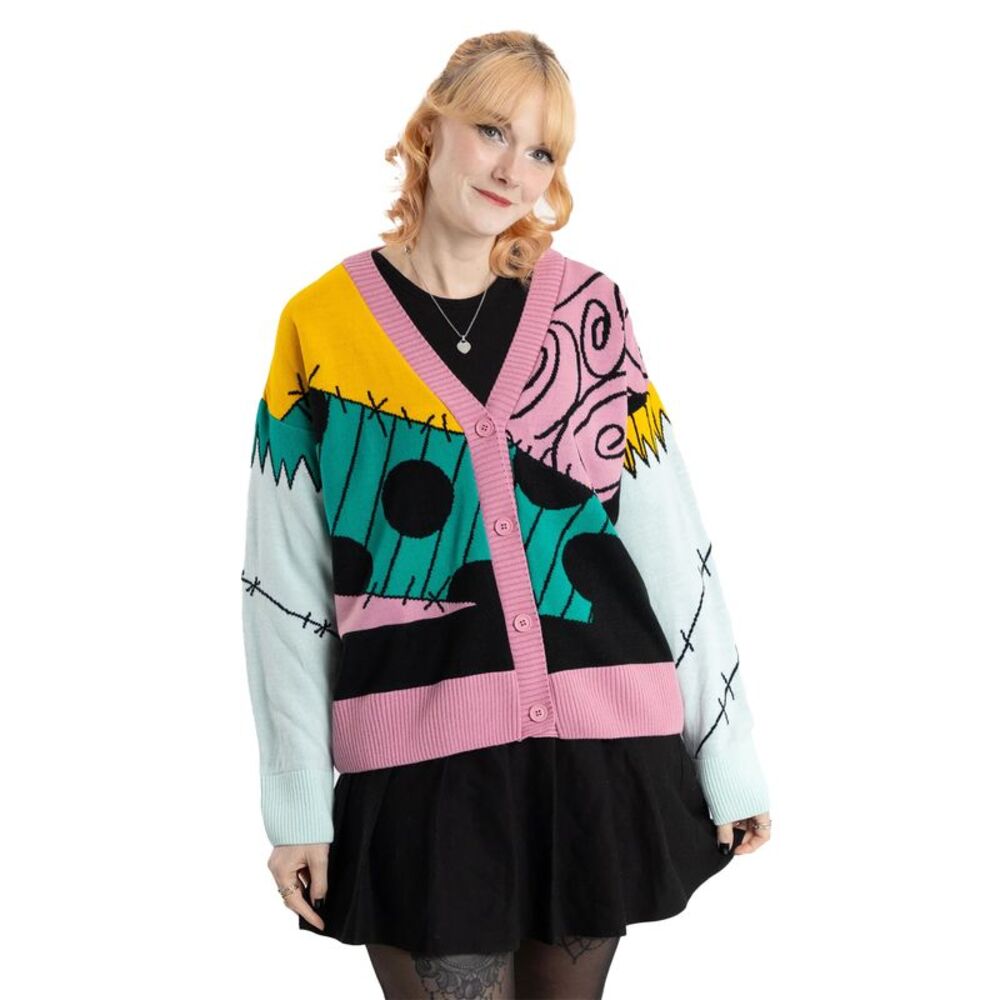 The Nightmare Before Christmas Womens/Ladies Sally Cardigan / Multicolored
